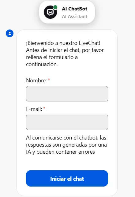 Atención al cliente